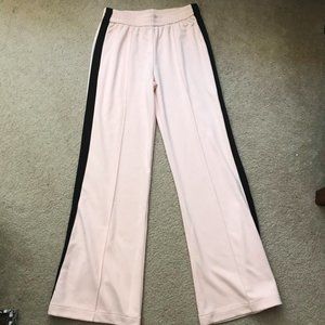 NEW! Women's AFRM Pink and Black Wide Leg Pants L